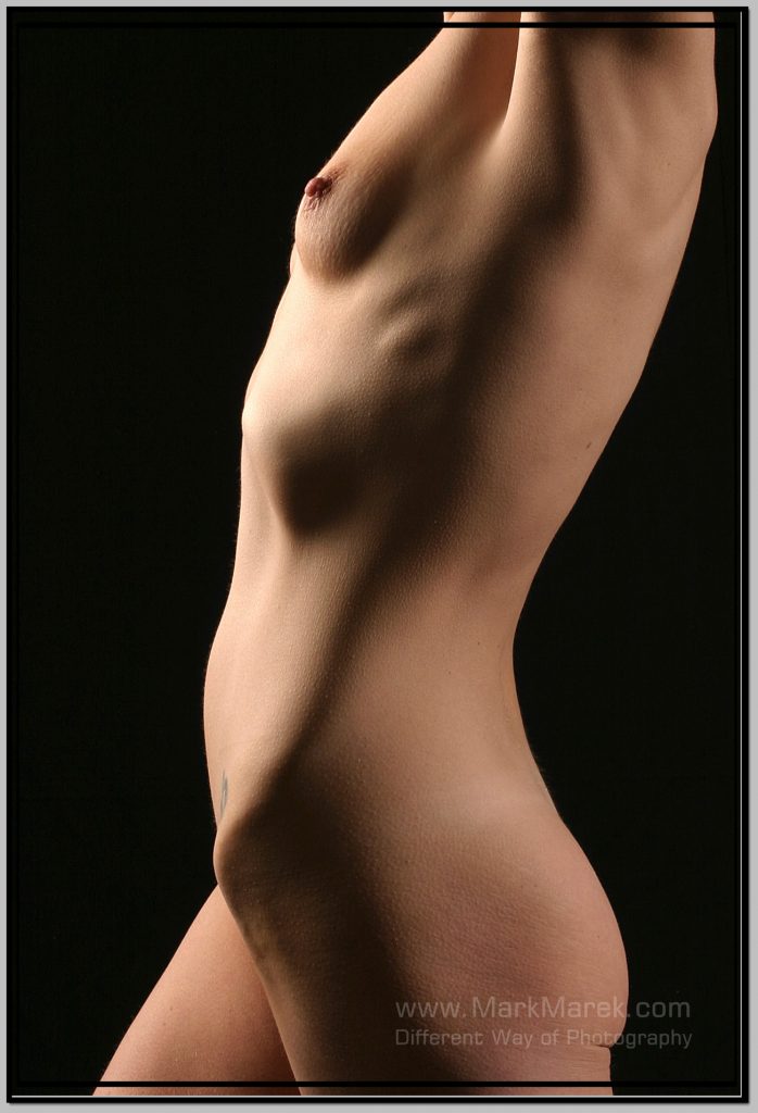 Sensual Serenade: Dancing Shadows on Bare Skin